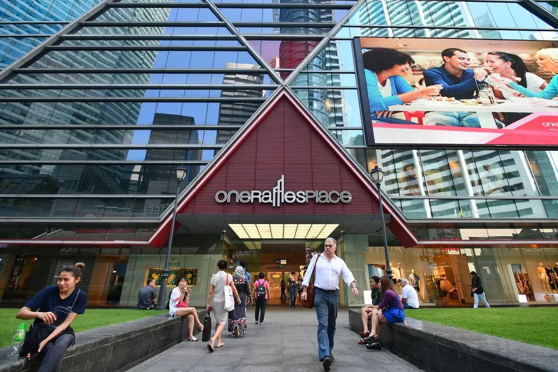 OUB Centre holds an 81.54 per cent stake in One Raffles Place, with UOB holding the remaining 18.46 per cent interest.