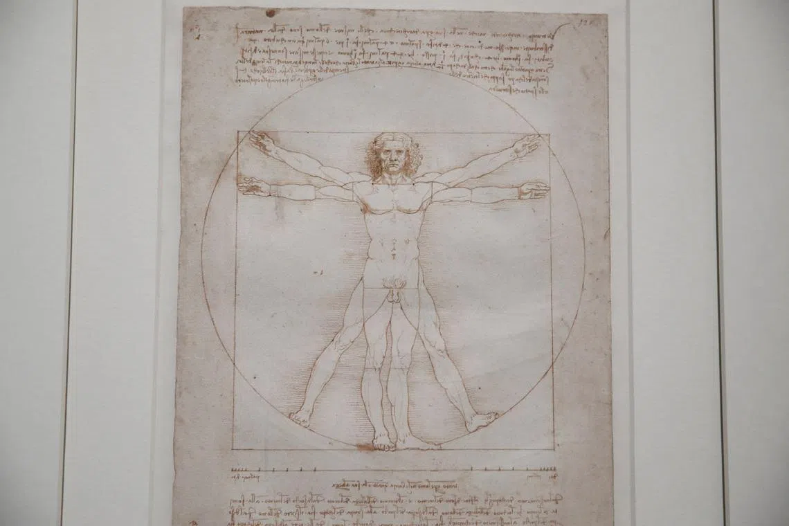 Da Vinci’s ‘Vitruvian Man’ loses genitalia for Olympics TV, angering some in Italy