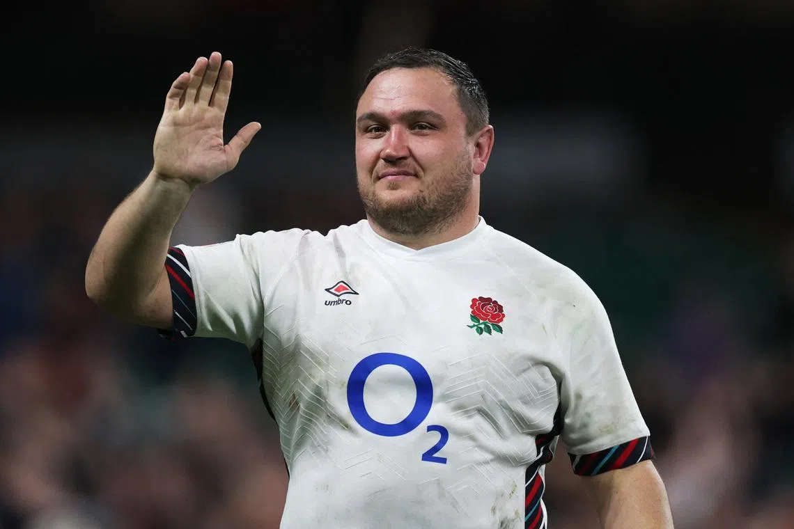 Rugby Union - Six Nations Championship - Wales v England - Millennium Stadium, Cardiff, Wales, Britain - March 15, 2025 England's Jamie George celebrates after the match Action Images via Reuters/Paul Childs/File Photo