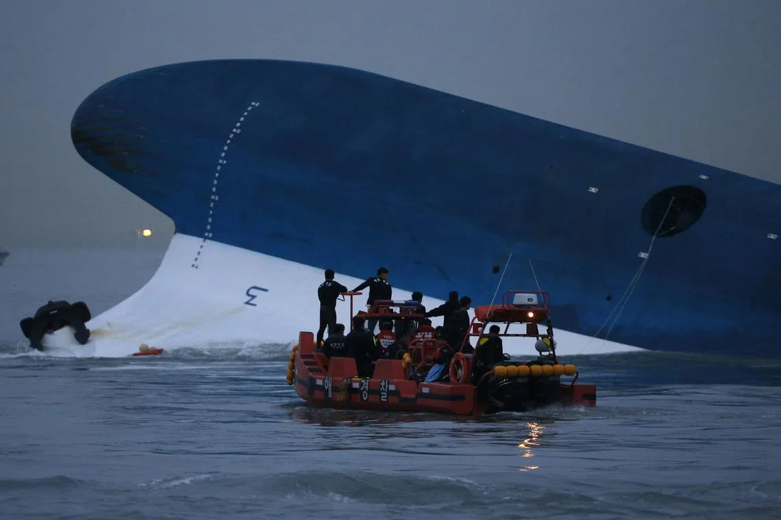 The 2014 Sewol ferry incident resulted in 304 passengers dead or missing, and 142 injured.