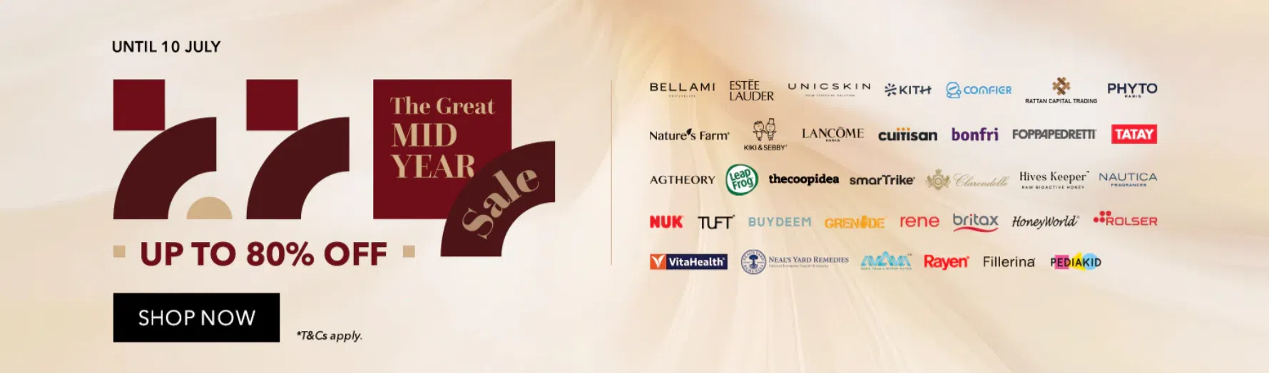 7.7 sale in Singapore: Robinsons 7.7 sale