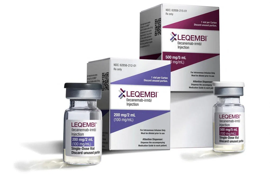 FILE PHOTO: The Alzheimer's drug LEQEMBI is seen in this undated handout image obtained by Reuters on January 20, 2023. Eisai/Handout via REUTERS/File Photo