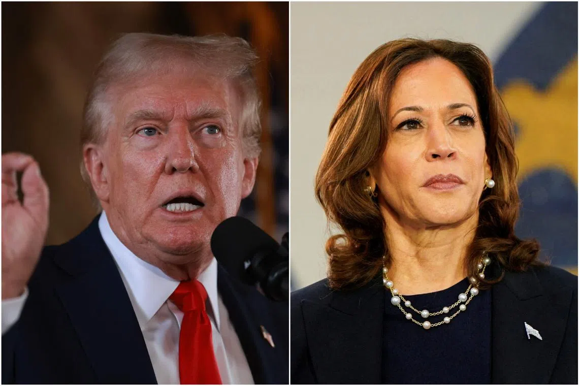 Mr Donald Trump did not detail specific terms, and it was not immediately clear whether his campaign had made a proposal to Ms Kamala Harris’ camp.