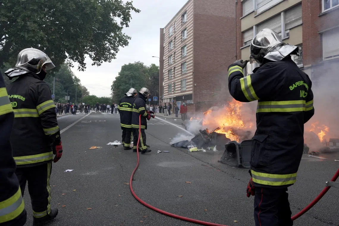About 400 French schools closed as some student protests turn violent