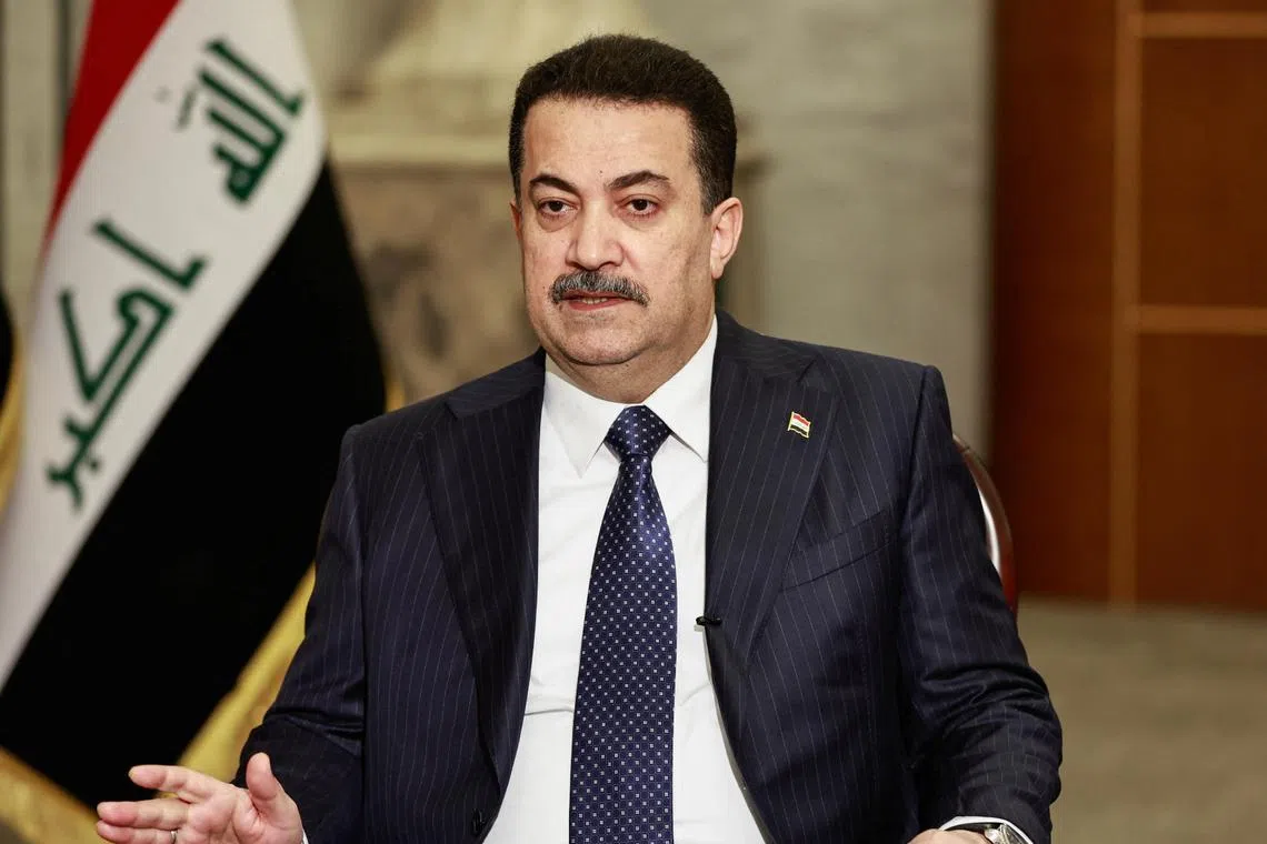 The escalating violence has led Iraqi Prime Minister Mohammed Shia al-Sudani to call for the quick exit of US-led coalition forces via negotiations.
