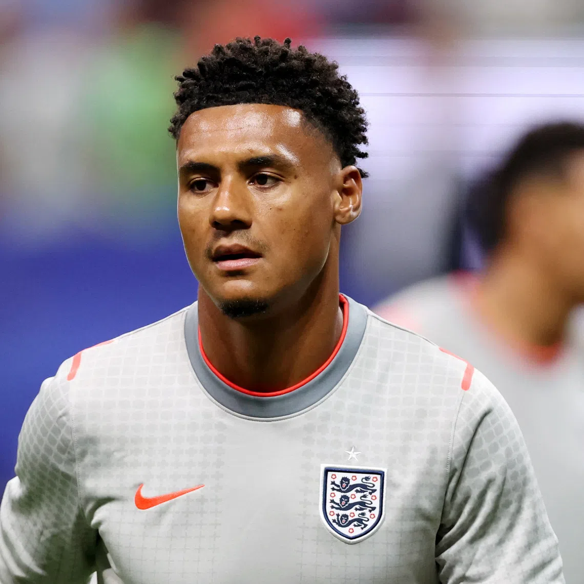 Soccer Football - FIFA World Cup 2026 - Semi Final - England v Argentina - Atlanta Stadium, Atlanta, Georgia, U.S. - July 15, 2026 England's Ollie Watkins during the warm up before the match IMAGN IMAGES via Reuters/Brett Davis
