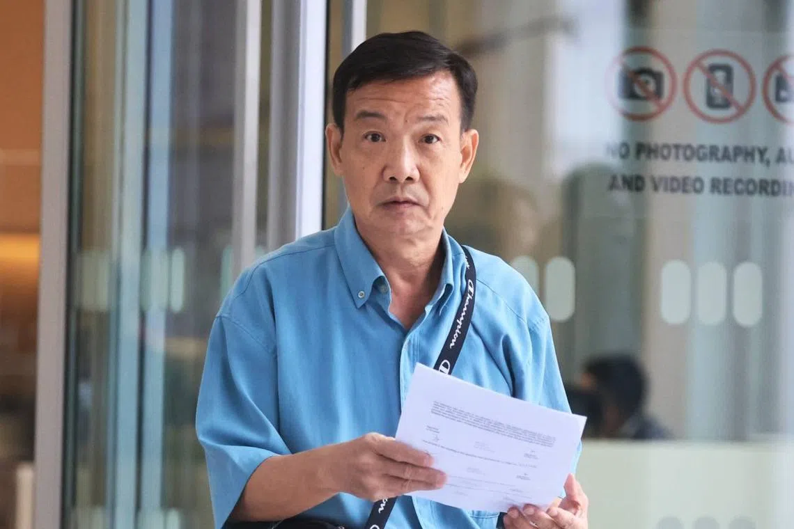 Zhou Hongwei, 57, was charged with urinating in front of the passenger service centre at Potong Pasir MRT station on Jan 13 at around 7.30pm.