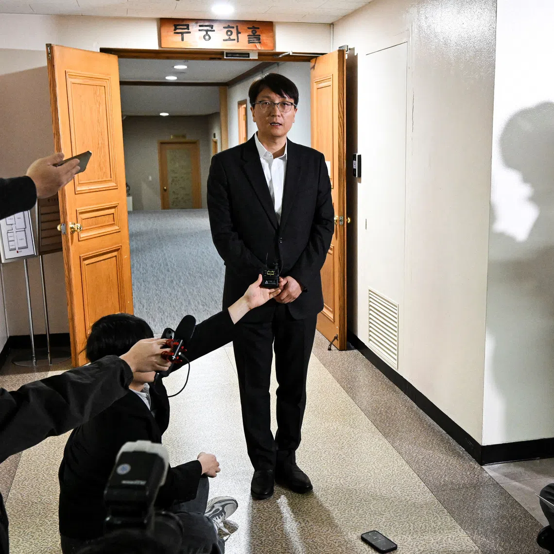 Mr Harold Rogers, the chief administrative officer of Coupang's parent company in the US, will take over from Mr Park Dae-jun (above) as interim chief.