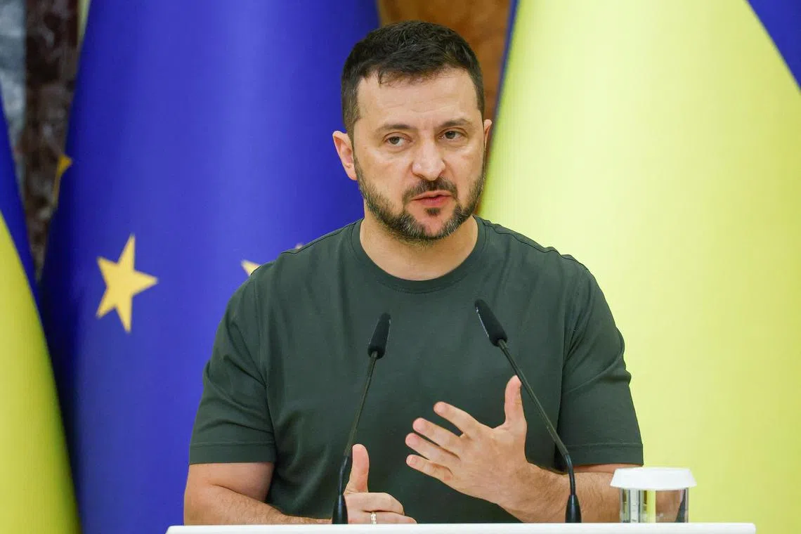 Mr Zelensky is due to visit the US this week to discuss proposals for ending the war with US President Joe Biden, Vice-President Kamala Harris and former president Donald Trump.