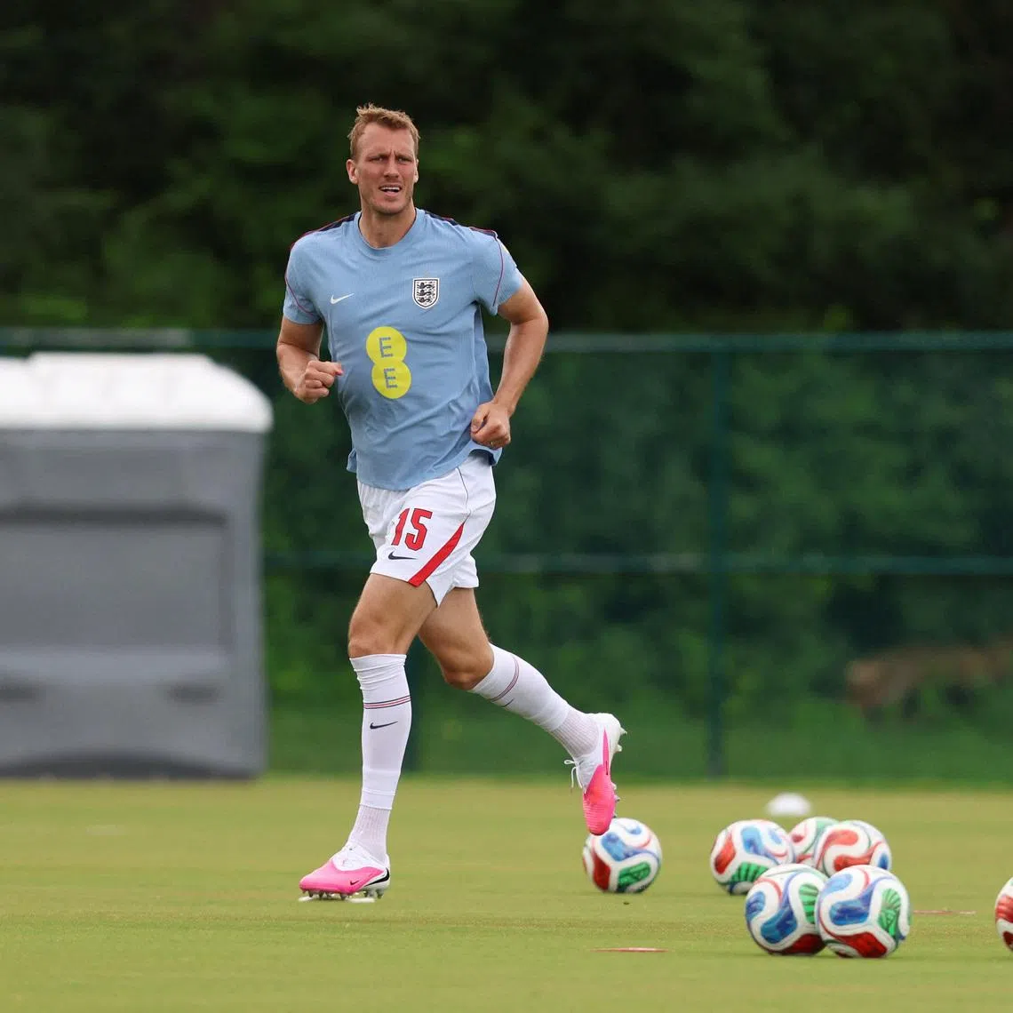 Soccer Football - FIFA World Cup 2026 - England Training - Swope Soccer Village, Kansas City, Missouri, U.S. - June 18, 2026 England's Dan Burn during training IMAGN IMAGES via Reuters/Kylie Graham