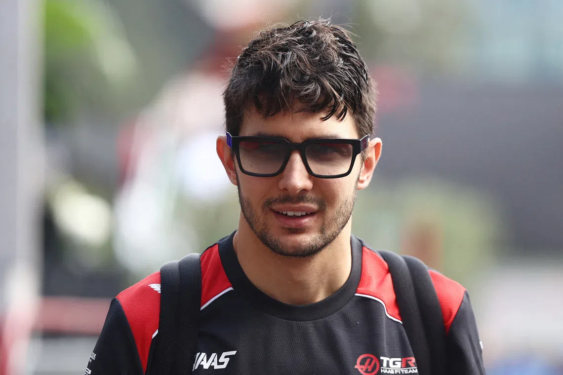 Esteban Ocon joined Haas from Alpine in 2025 and is currently 16th in the championship.