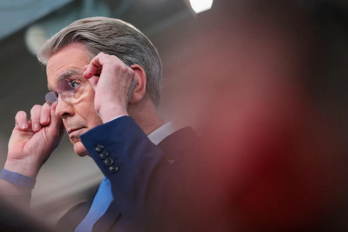 U.S. Treasury Secretary Scott Bessent attends a press briefing in the James S. Brady Press Briefing Room at the White House in Washington, D.C., U.S., May 28, 2026. REUTERS/Kylie Cooper