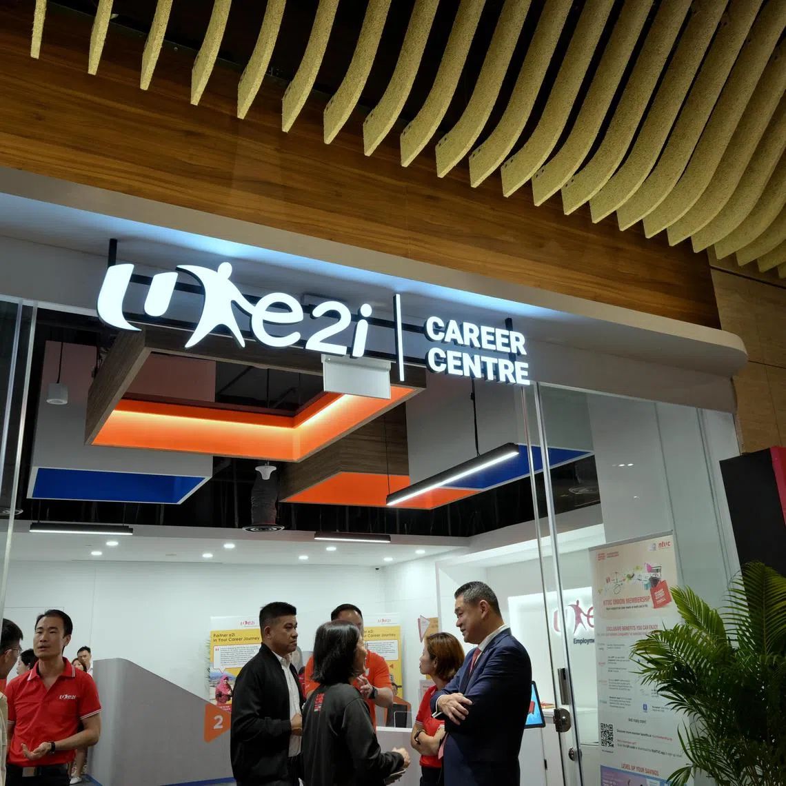 NTUC's e2i’s Career Centre in the Central Business District.