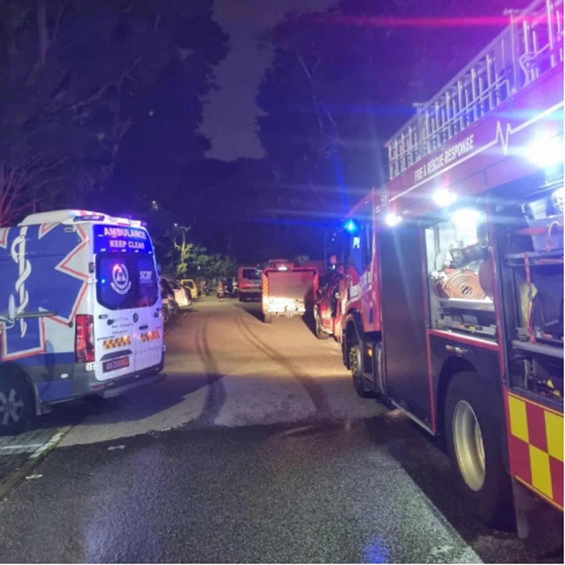 Preliminary findings indicated that the fire had involved a personal mobility device in the living room.