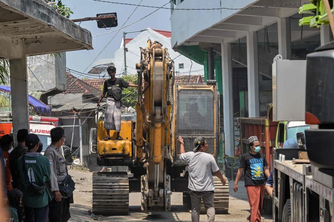 Officials had said 59 people were feared missing before five bodies were found.