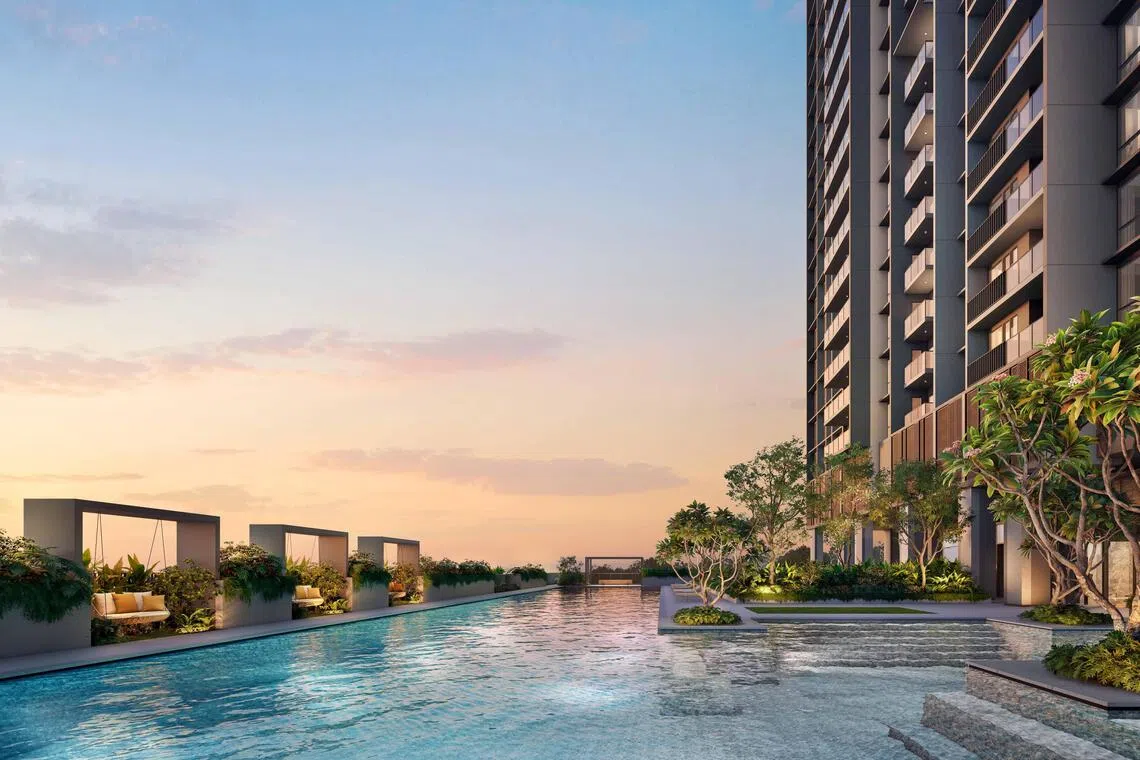 Skye at Holland comprises two 40-storey towers with two bedrooms to five bedrooms.
