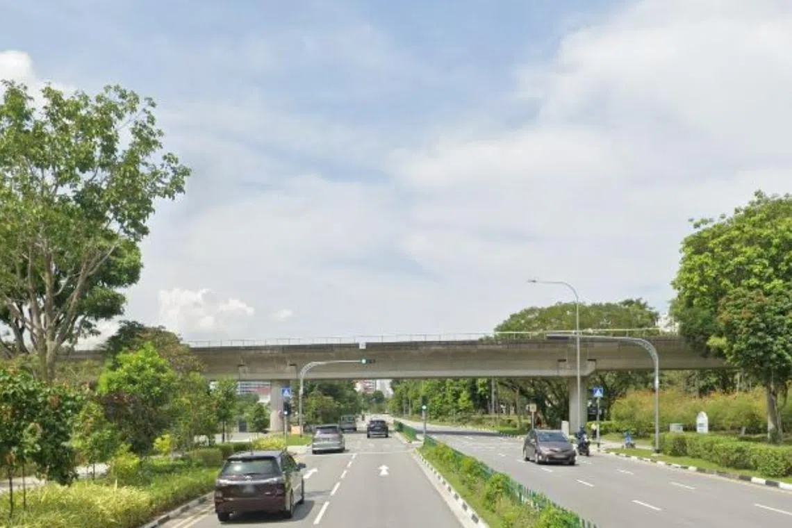 The accident occurred along Tampines Avenue 9 towards Tampines Avenue 2 at around 7.45am.