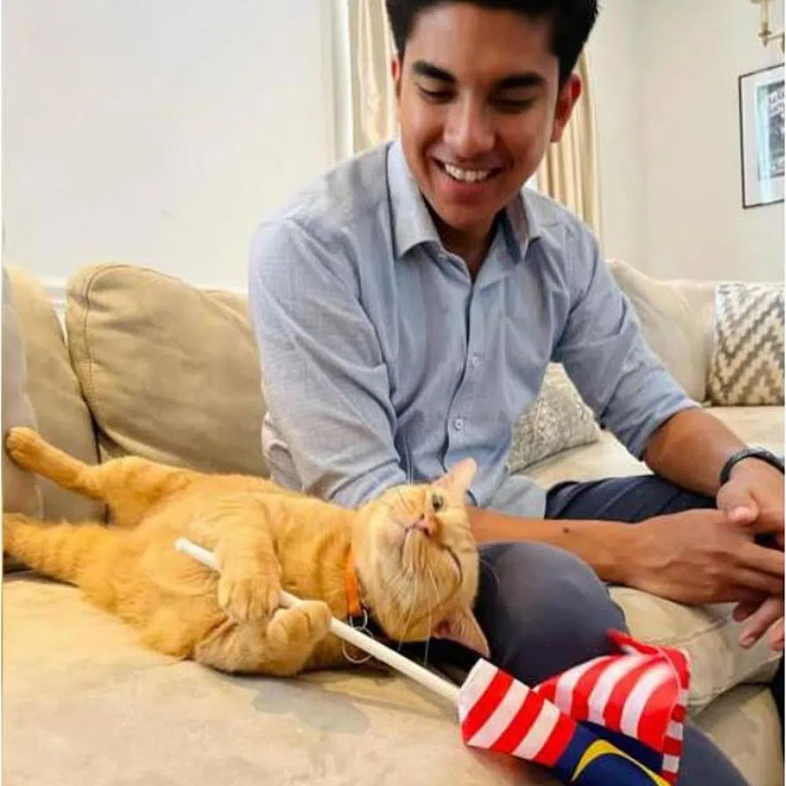 fdsaddiq11
Muda president and incumbent Muar MP Syed Saddiq Syed Abdul Rahman became the first candidate in his party to declare his assets, which also includes the value of his two pet cats, Toby and Meow Meow.