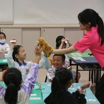 A recent survey showed teachers in Singapore are the third hardest-working in the world. 