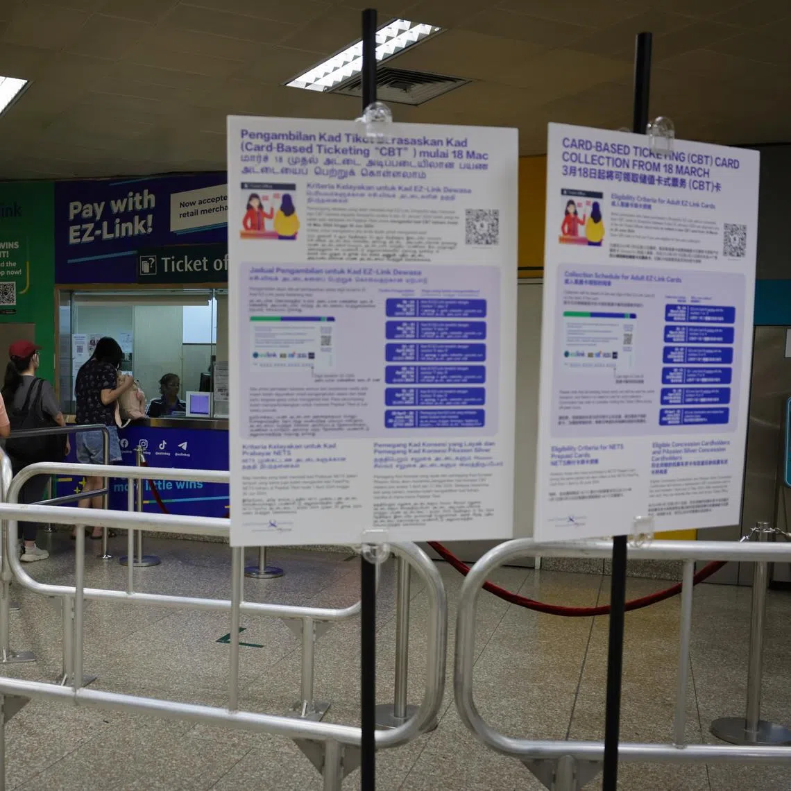 March 18 was the first day of an ez-link card collection exercise for eligible users of SimplyGo.