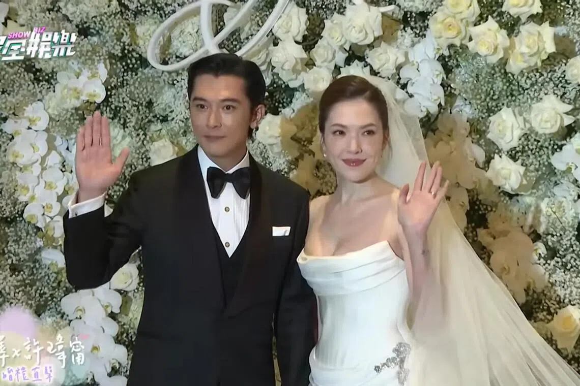 Taiwan celebs Ann Hsu and Roy Chiu hold long-overdue wedding ceremony
