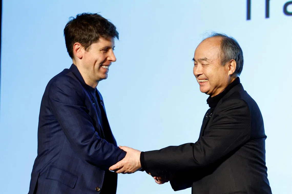 SoftBank CEO Masayoshi Son and OpenAI CEO Sam Altman are also partners in Stargate, a jUS$500 billion venture to build AI capacity in the US.