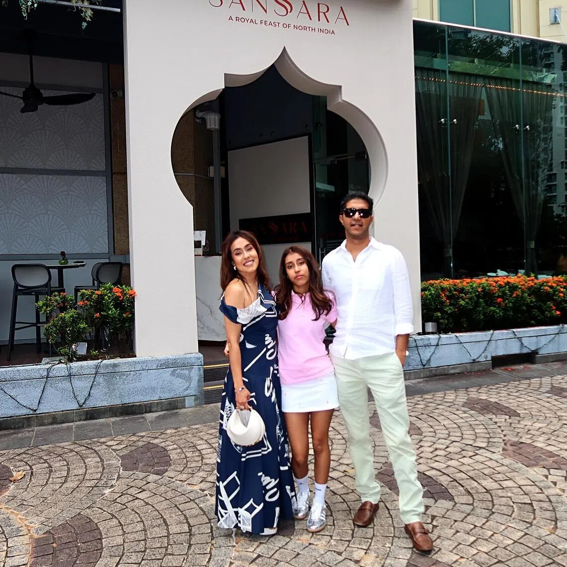 Ms Moushumi Khara and her family spending time together over the weekend.