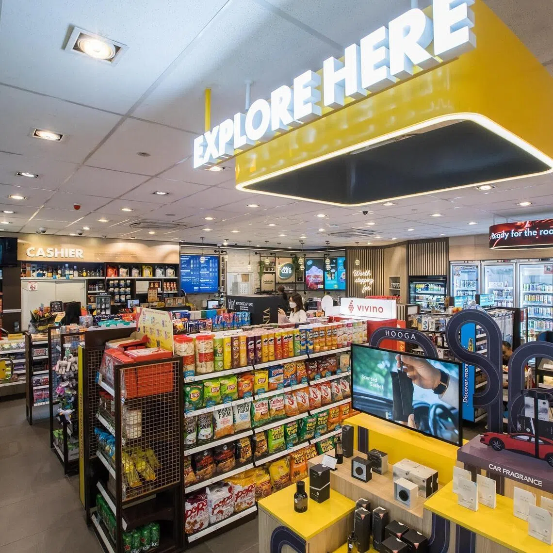 Shell is progressively revamping the convenience stores in its network to feature partnerships with Watsons, Vivino and Hooga.