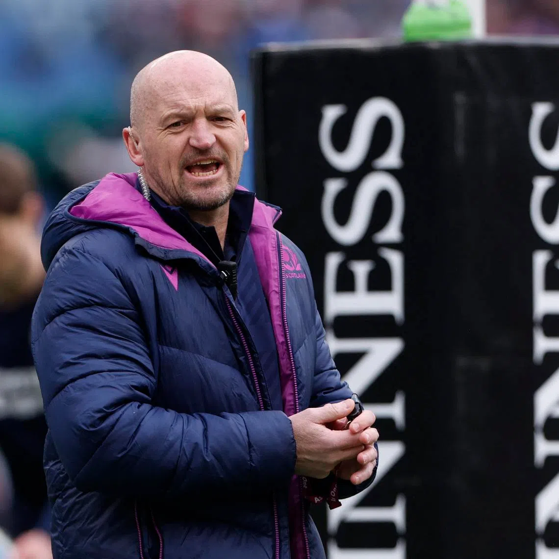 Rugby Union - Six Nations Championship - Italy vs Scotland - Stadio Olimpico, Rome, Italy - February 7, 2026 Scotland head coach Gregor Townsend during the warm up before the match REUTERS/Remo Casilli