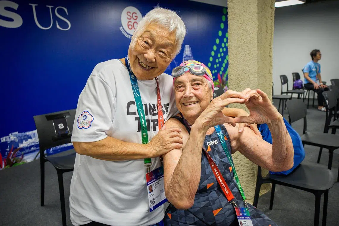 dgmaster14 - Tang Cheng-Yao is 97 and is the oldest female participant at the World Aquatics Masters competition in Singapore.

Credit: Singapore 2025