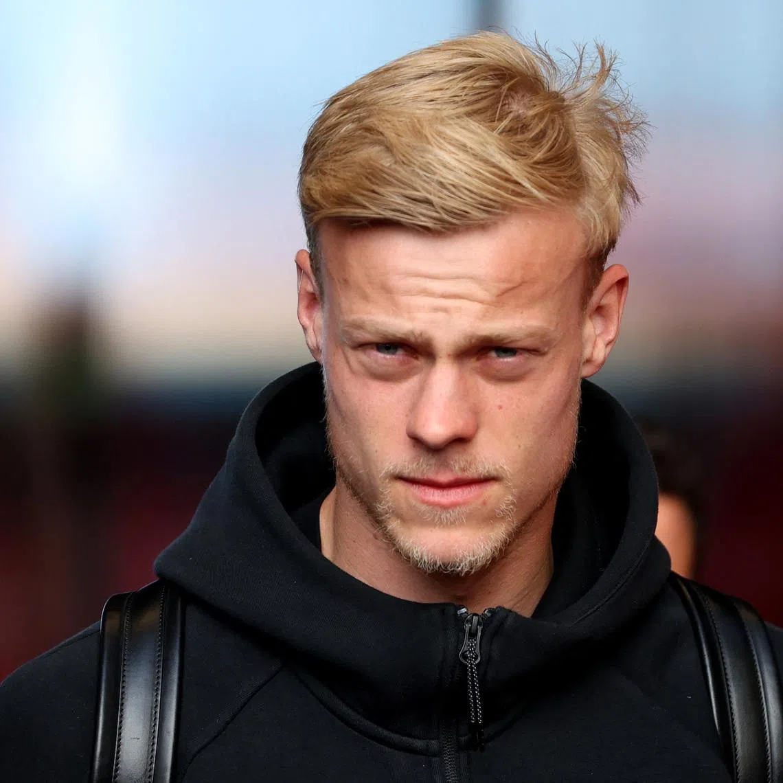 Soccer Football - Premier League - Burnley v Brighton & Hove Albion - Turf Moor, Burnley, Britain - April 11, 2026 Brighton's Jan Paul van Hecke arrives at the stadium before the match Action Images via Reuters/Craig Brough