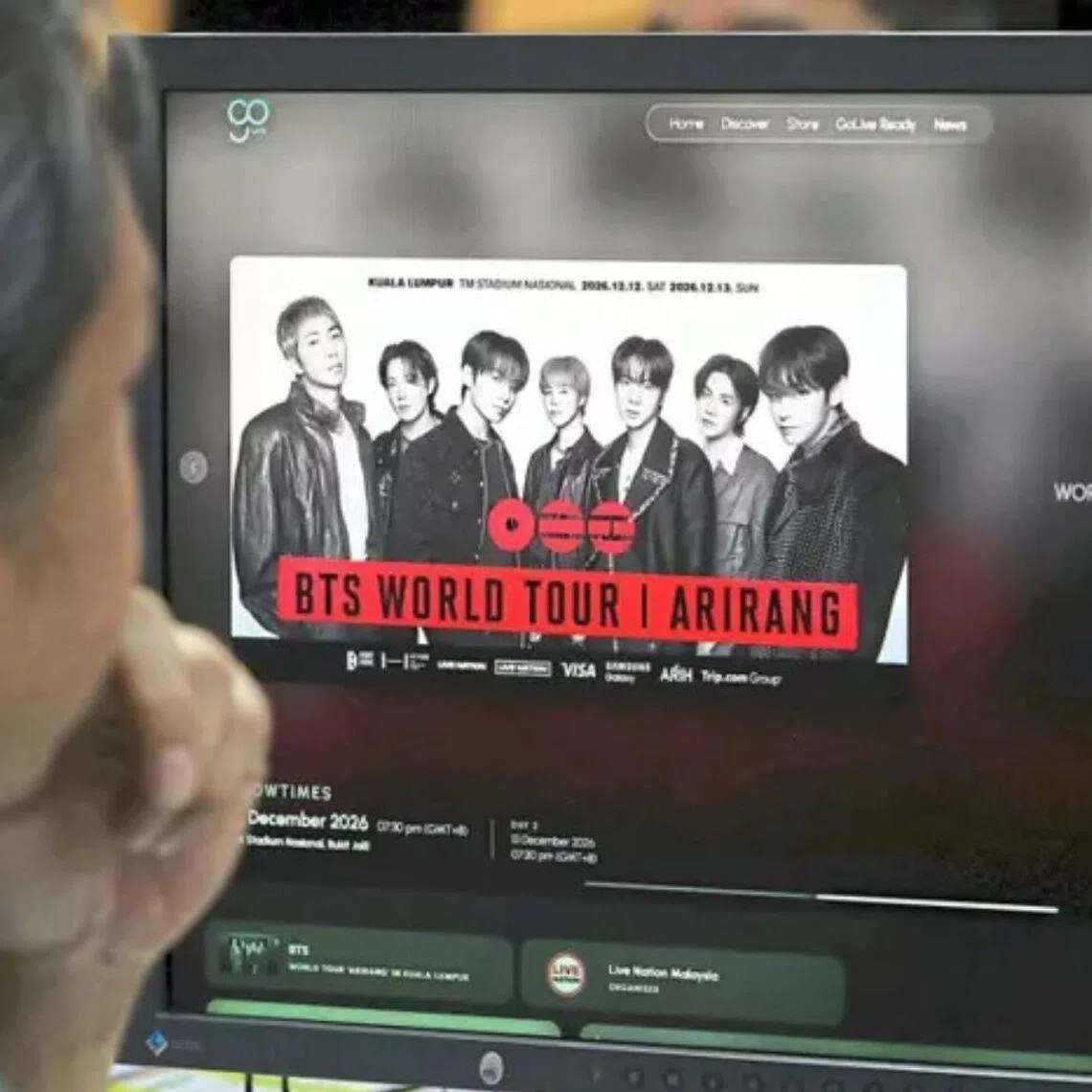 The K-pop grup is currently on the North American leg of its world tour, which kicked off in South Korea in May.