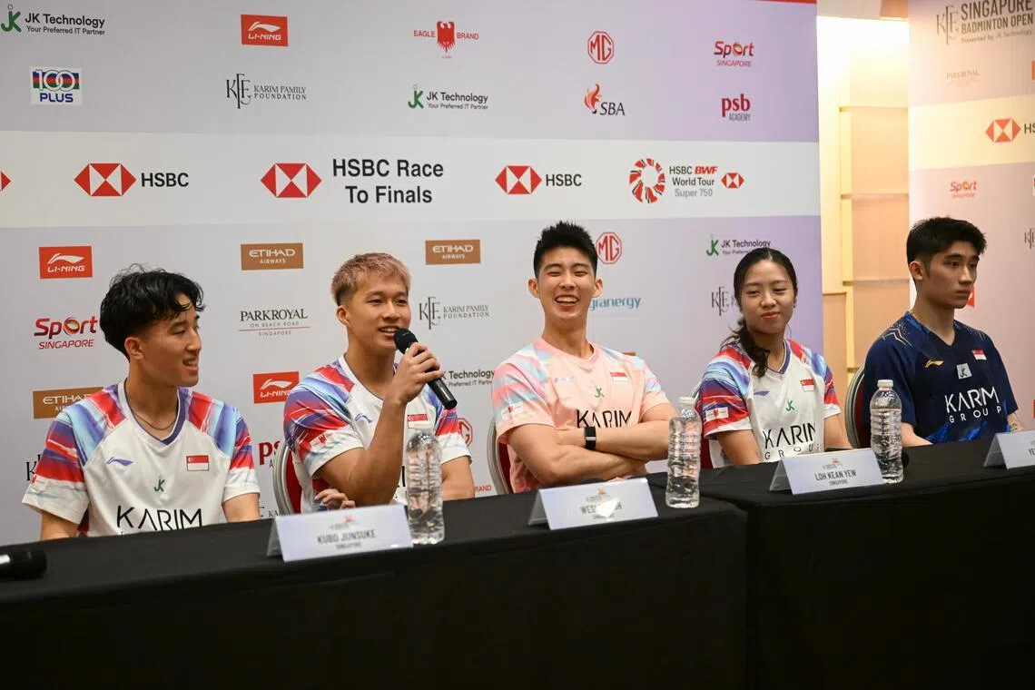 Loh Kean Yew and teammates seeking form boost at KFF Singapore Badminton Open