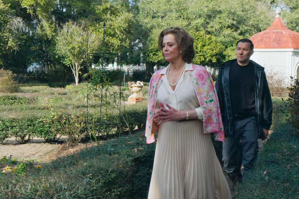 The drama Master Gardener from acclaimed film-maker Paul Schrader stars Sigourney Weaver (left) and Joel Edgerton.