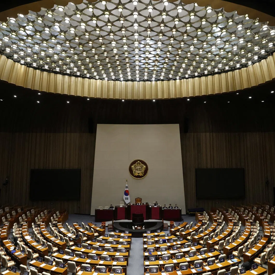 A view of the hall at the National Assembly in Seoul, South Korea, 07 December, 2024. JEON HEON-KYUN/Pool via REUTERS/File Photo