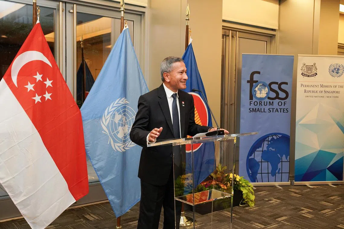 bgvivtech - Minister for Foreign Affairs Dr Vivian Balakrishnan and Second Minister for Foreign Affairs Dr Mohamad Maliki Osman at the Forum of Small States Reception, 21 September 2023

Photo credit: Ministry of Foreign Affairs, Singapore