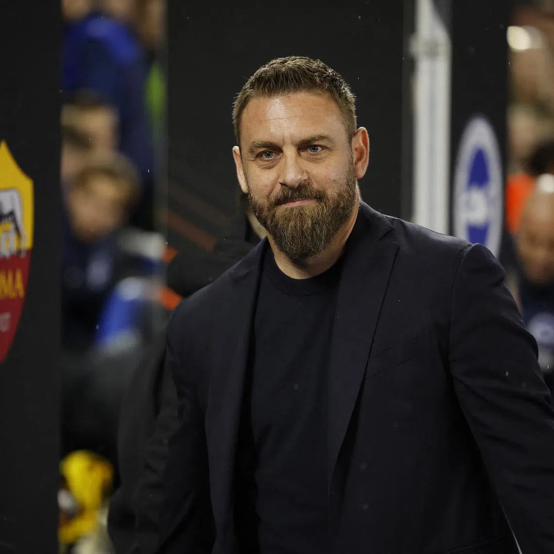 Soccer Football - Europa League - Round of 16 - Second Leg - Brighton & Hove Albion v AS Roma - The American Express Community Stadium, Brighton, Britain - March 14, 2024 AS Roma coach Daniele De Rossi before the match Action Images via Reuters/John Sibley/File Photo