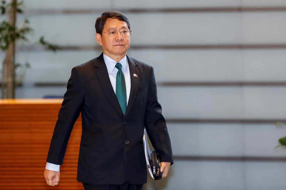 FILE PHOTO: Philippine National Security Adviser Eduardo Ano arrives to meet Japanese Prime Minister Fumio Kishida at the prime minister's office in Tokyo, Japan, June 15, 2023. REUTERS/Kim Kyung-Hoon/File Photo