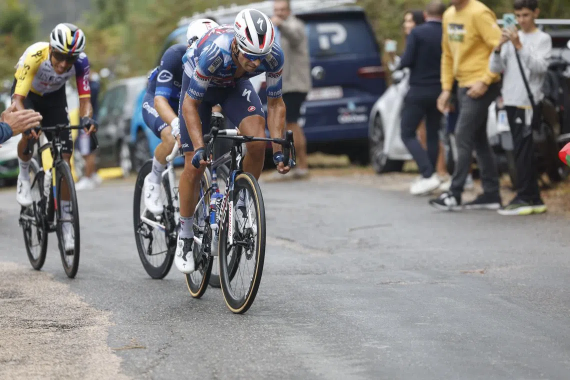 Stage 16 ended 8km before the finish after a large protest blocked the road 3km from the scheduled stage end.