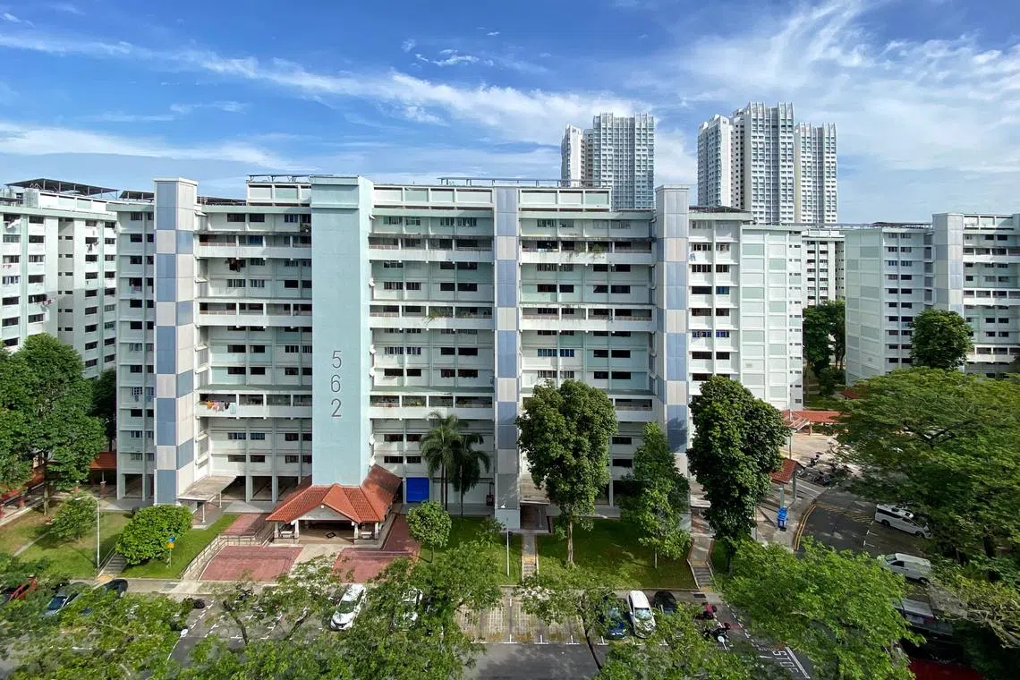 The Housing Board blocks in Ang Mo Kio Avenue 3 that have been picked for the Selective En bloc Redevelopment Scheme (SERS), taken on July 8, 2022.