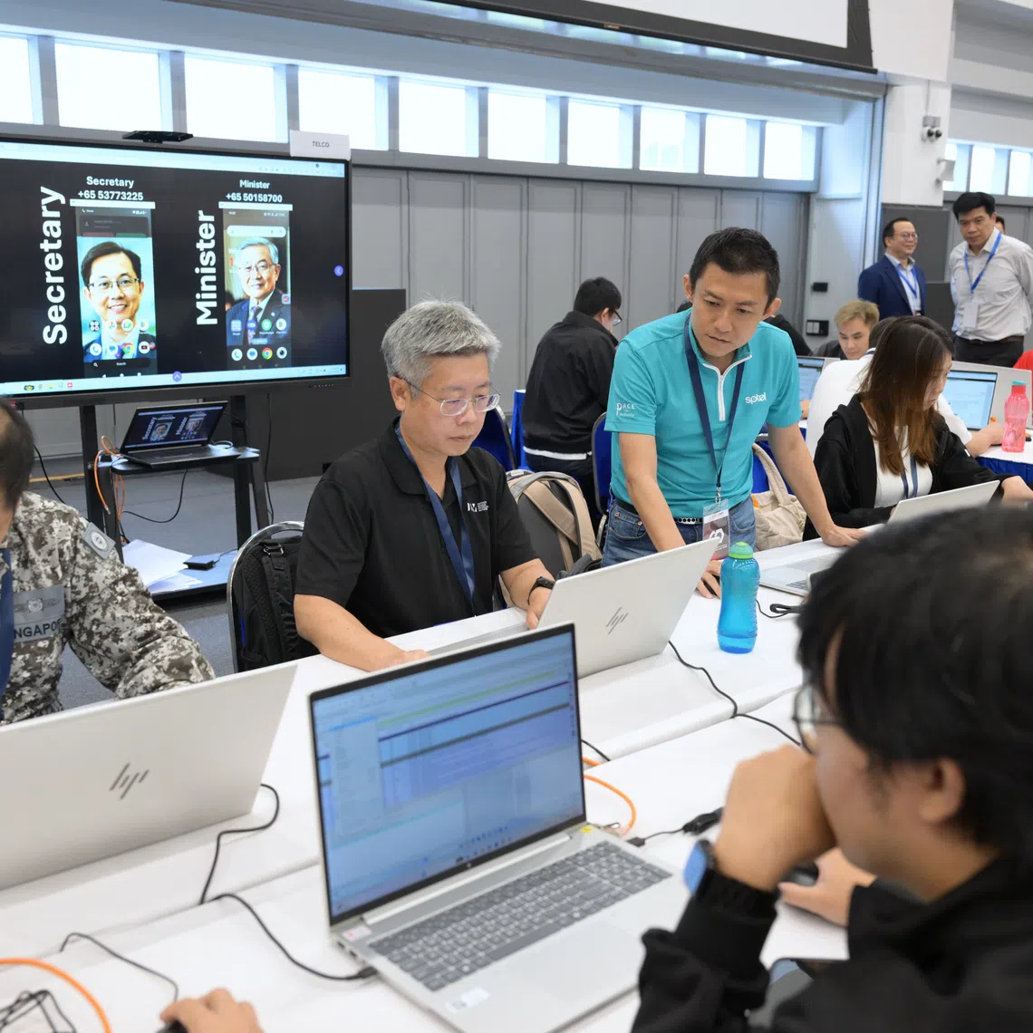 The Critical Infrastructure Defence Exercise (CIDeX) at the Singapore Institute of Technology's Punggol Campus on Nov 12, 2025.