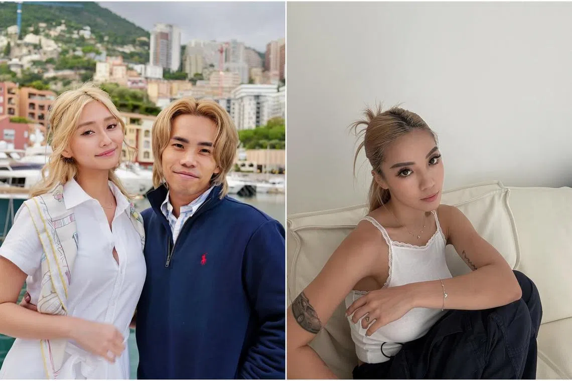 Jianhao Tan and his wife Debbie Soon (left) are both among the top five most influential influencers in Singapore. Naomi Neo (right) has retained her standing as Singapore's most influential influencer.