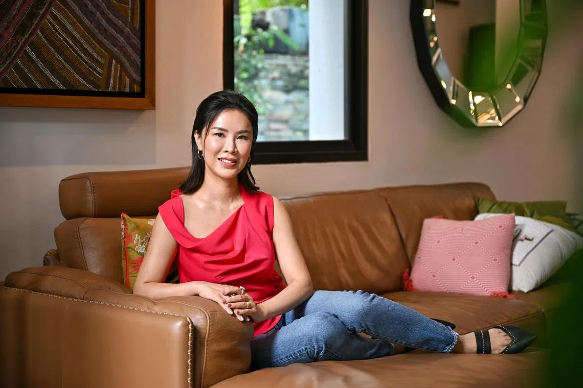 Ms Crystal Lim-Lange felt like a misfit in school until she found kindred spirits in the Gifted Education Programme. ST PHOTO:  ARIFFIN JAMAR