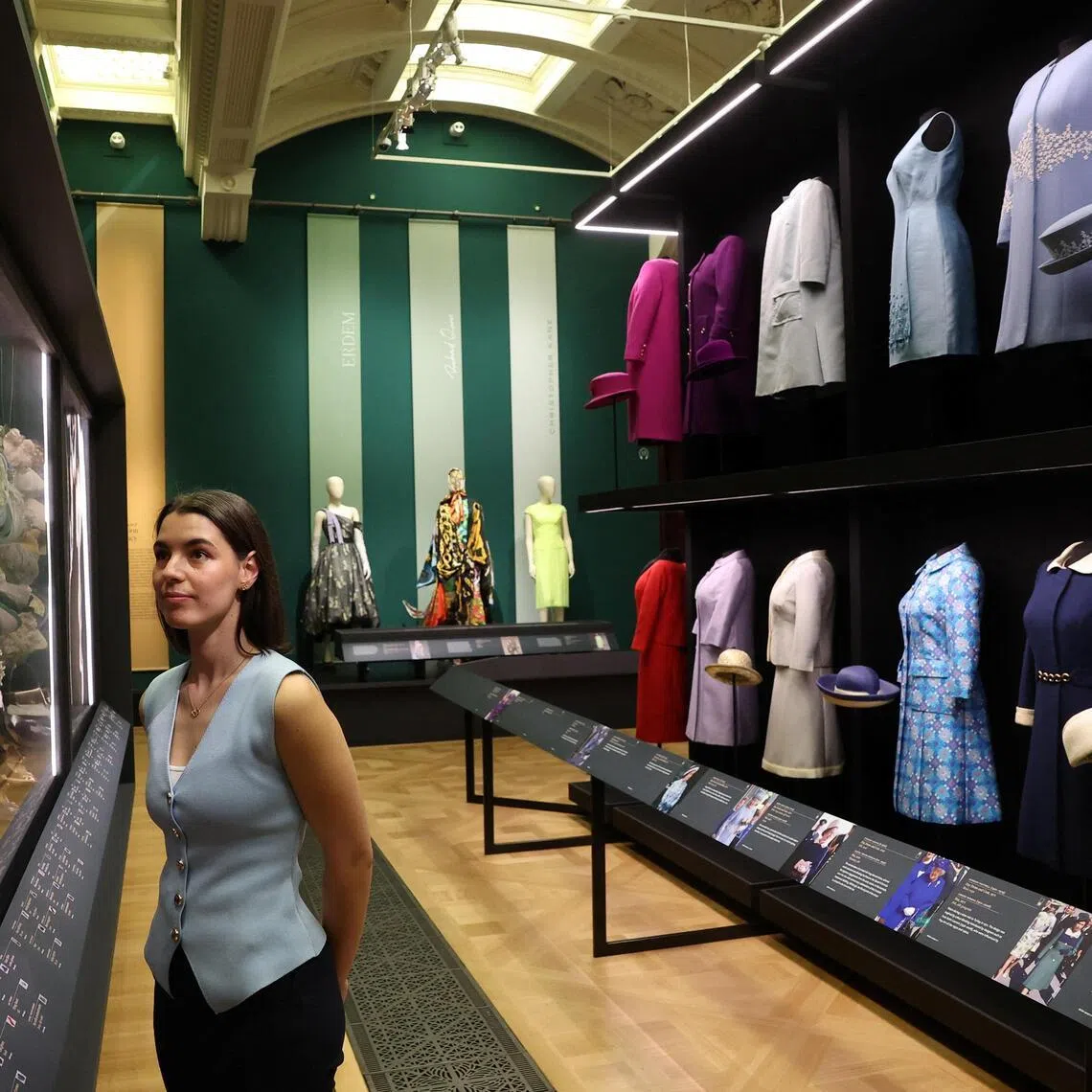 This unprecedented survey of the late UK monarch’s wardrobe throughout her life, from 1926 to 2022, reveals the important diplomatic role she attached to her outfits. 