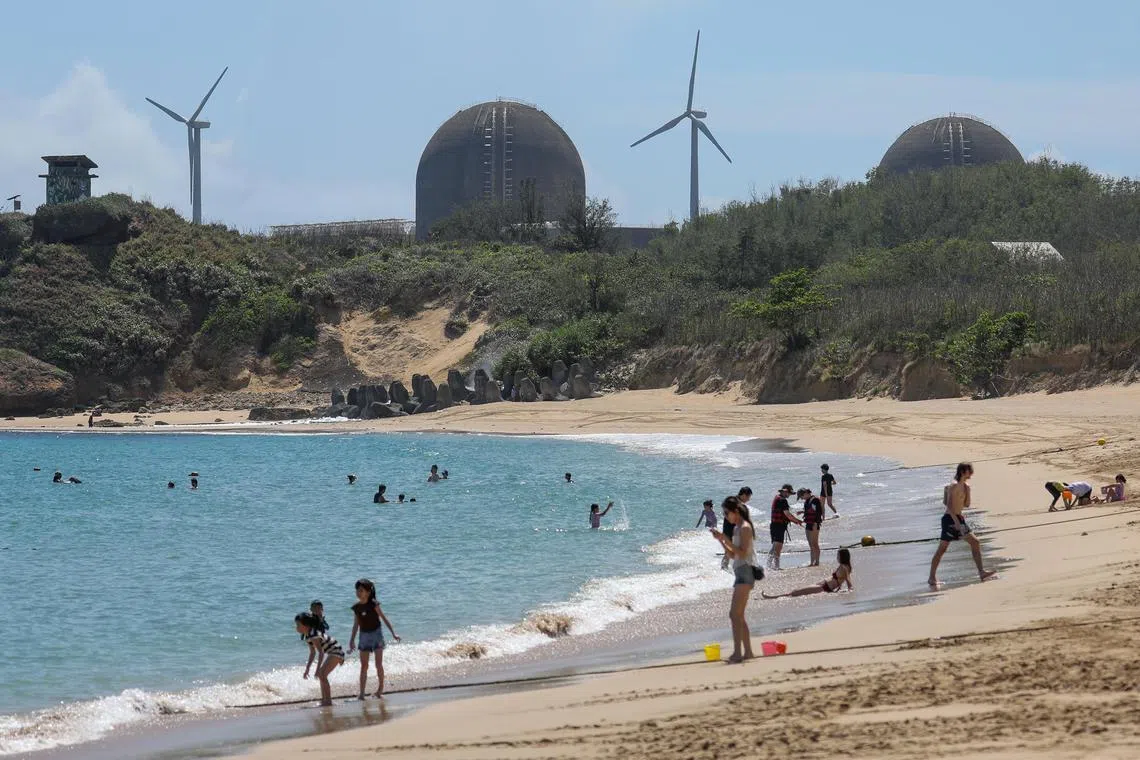 On Aug 23, Taiwanese voters rejected a referendum on whether the island’s Maanshan power plant (in background) should be restarted.