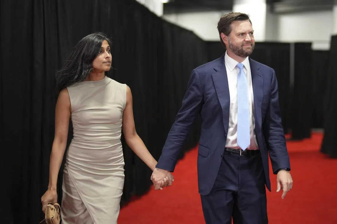 Mrs Usha Vance has played a quiet but significant role in her husband’s rise. 