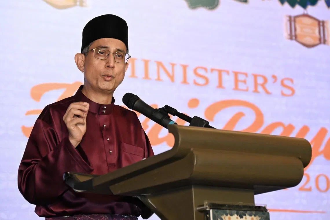 Minister Hari Raya gathering