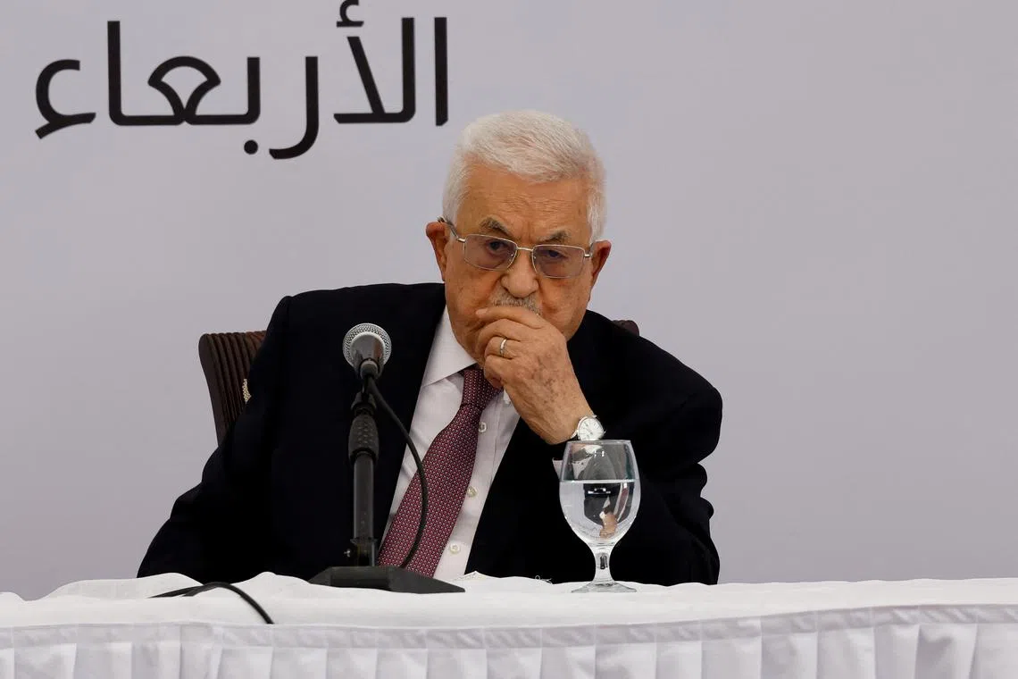 Palestinian President Mahmoud Abbas  and about 80 other Palestinians would be affected by the decision.