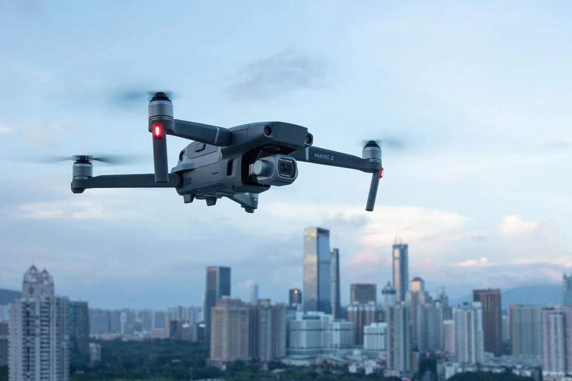 The two firms had operated a DJI Mavic Pro at a construction site without permits. 