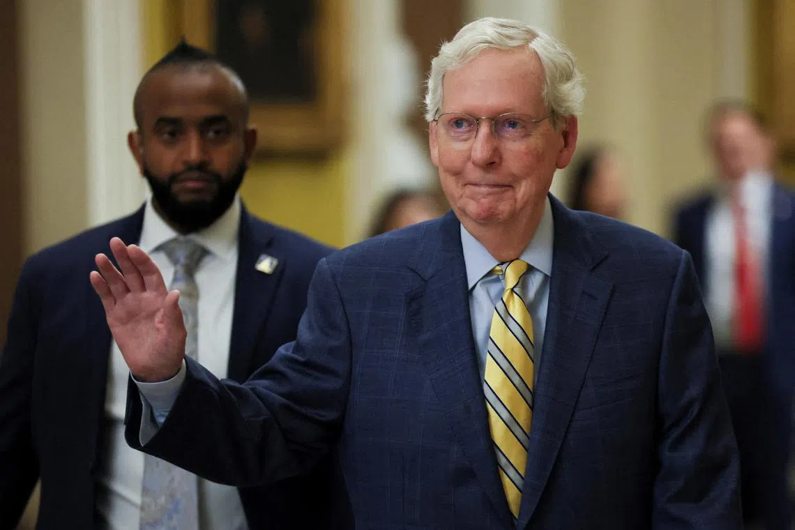 Republican US Senator Mitch McConnell will retire on his 83rd birthday.